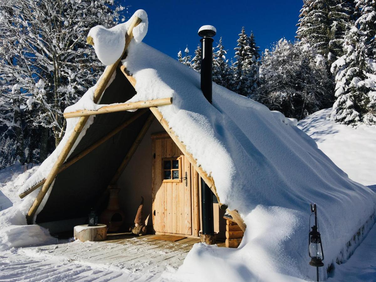 Altipik - Lodges Insolites Mont-Saxonnex Exterior foto
